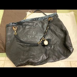 Lanvin black soft leather bag